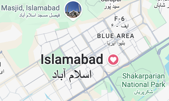 Islamabad Map
